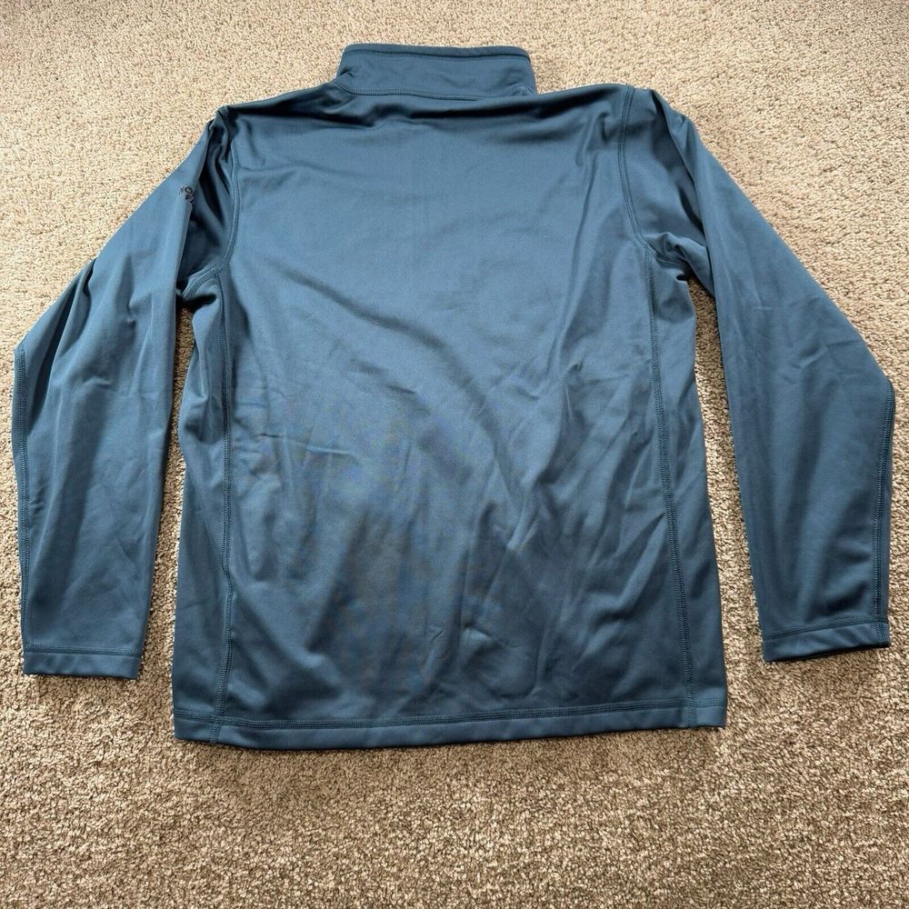 The North Face Sweater Mens Medium Blue 1/4 Zip Pullover Stretch Classic Casual - Picture 8 of 10